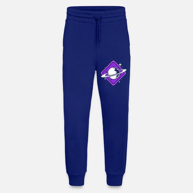 Univers du système solaire - Pantalon de jogging bio décontracté fabriqué en UE - Iconic Blue