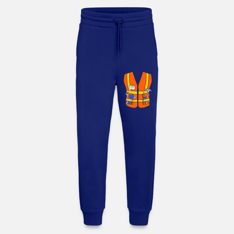 Construction worker construction site - Jogging Pants - made by SPREAD  - Iconic Blue