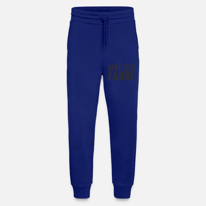 Funny Sarcastic Irony Black Edition - Jogging Pants - made by SPREAD  - Iconic Blue