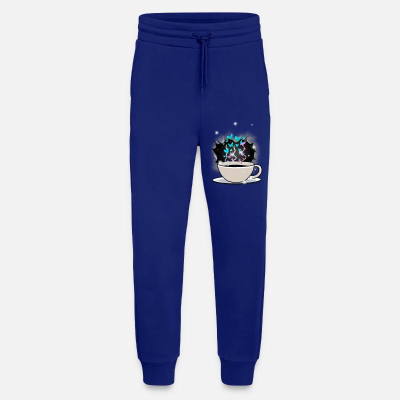 Kaffee Kaffeetasse Koffein - Jogginghose - made by SPREAD - Iconic Blue