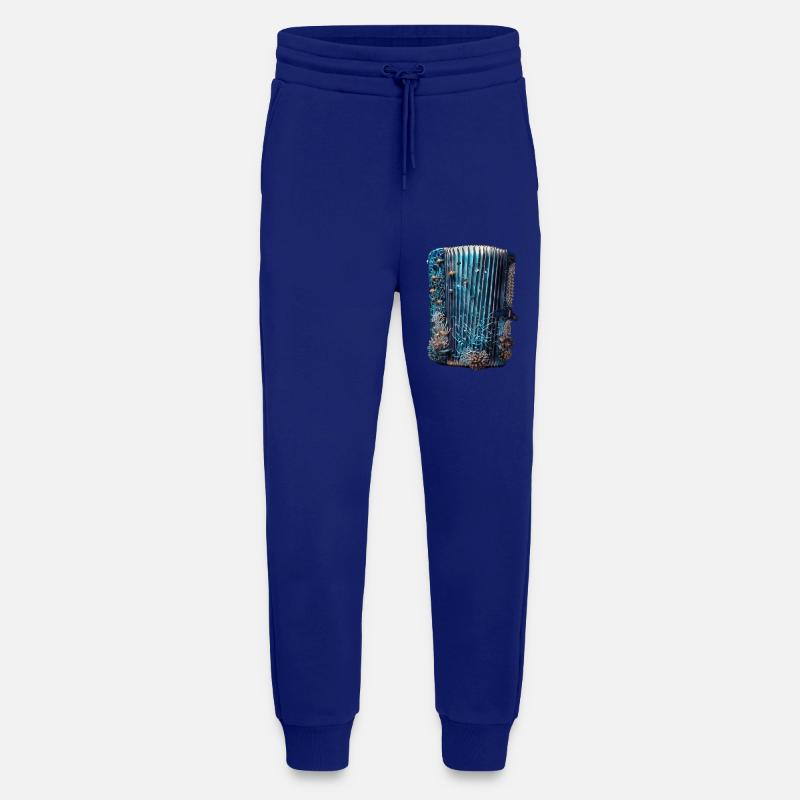 Fisch Akkordeon - Jogginghose - made by SPREAD - Iconic Blue