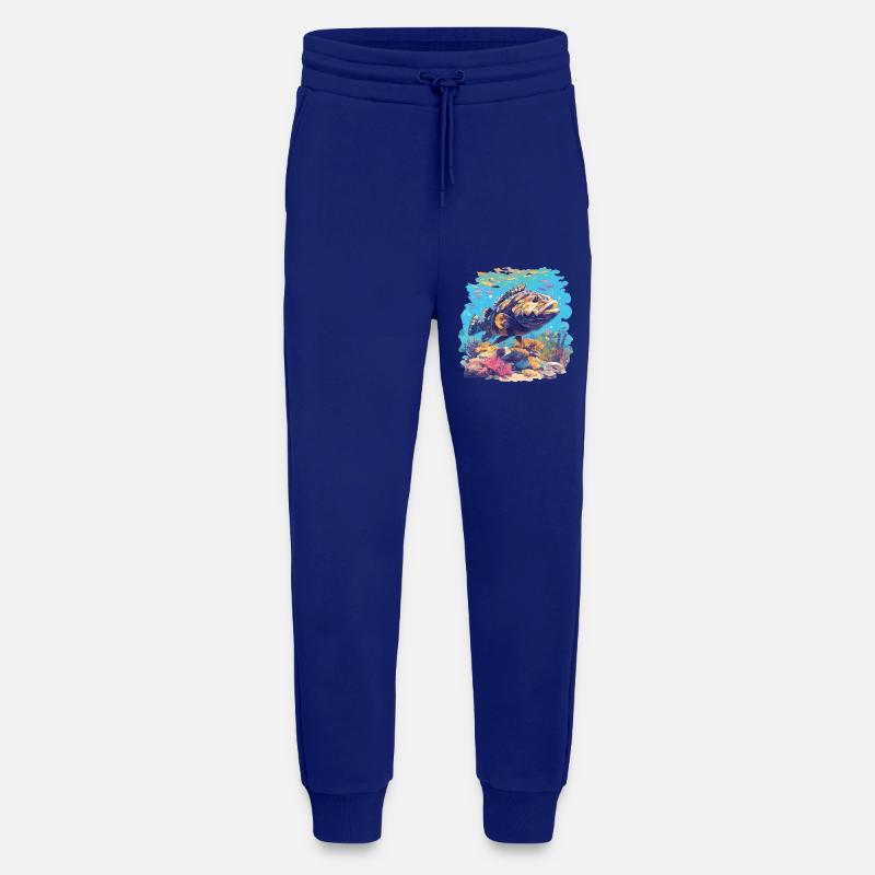 groupers grouper - Jogging Pants - made by SPREAD  - Iconic Blue