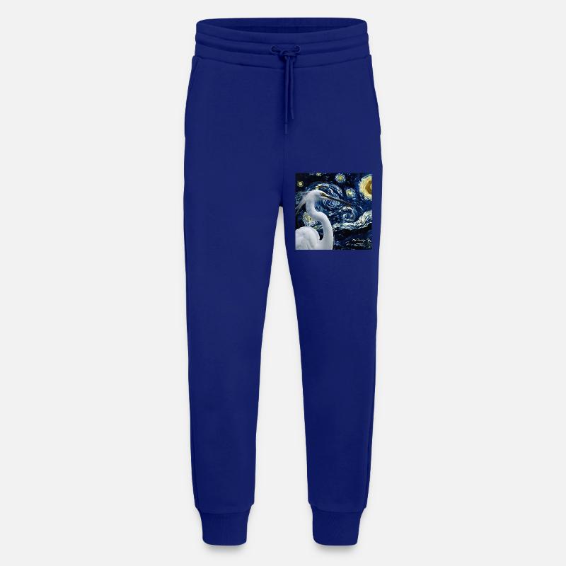 Reiher Vogel - Jogginghose - made by SPREAD - Iconic Blue