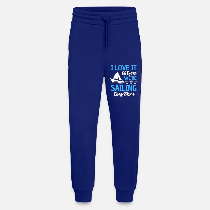 Funny Sailing Saying Sailing - Jogging Pants - made by SPREAD  - Iconic Blue