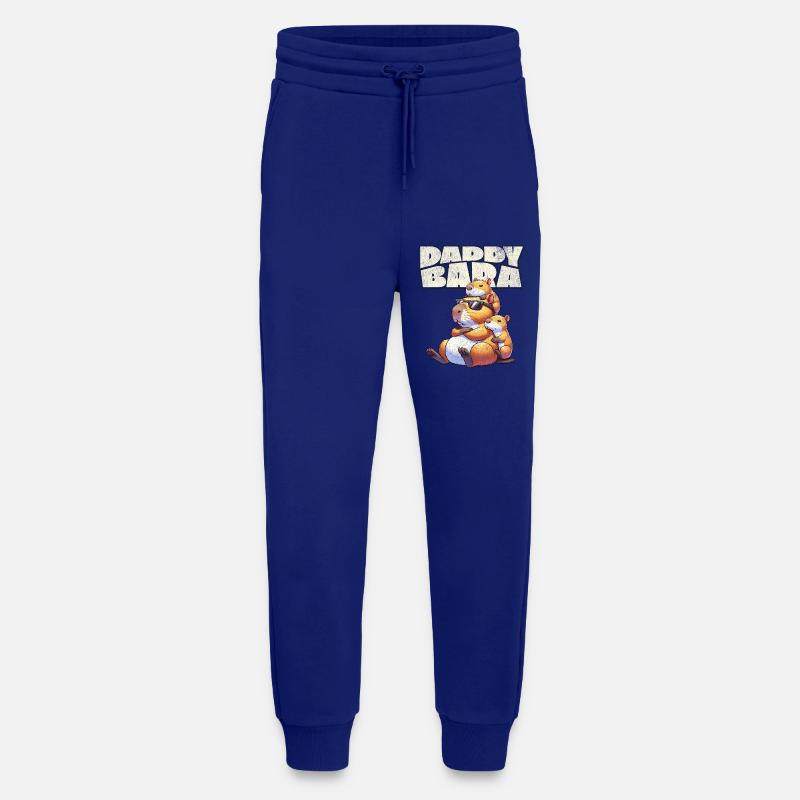 Daddybara Capybara Father Dad - Jogging Pants - made by SPREAD  - Iconic Blue