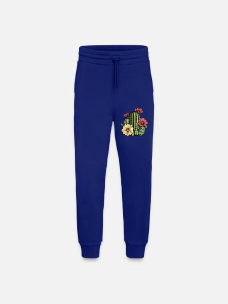Cactus with flowers - Jogging Pants - made by SPREAD  - Iconic Blue