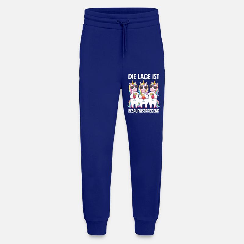 The situation is drunkenness - Jogging Pants - made by SPREAD  - Iconic Blue