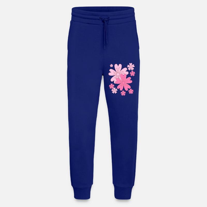 Falling Sakura Cherry Blossoms - Jogging Pants - made by SPREAD  - Iconic Blue