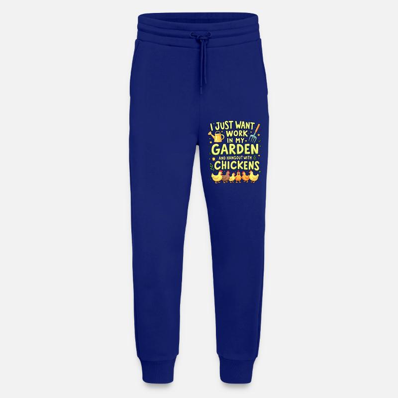 garten hühner - Jogginghose - made by SPREAD - Iconic Blue