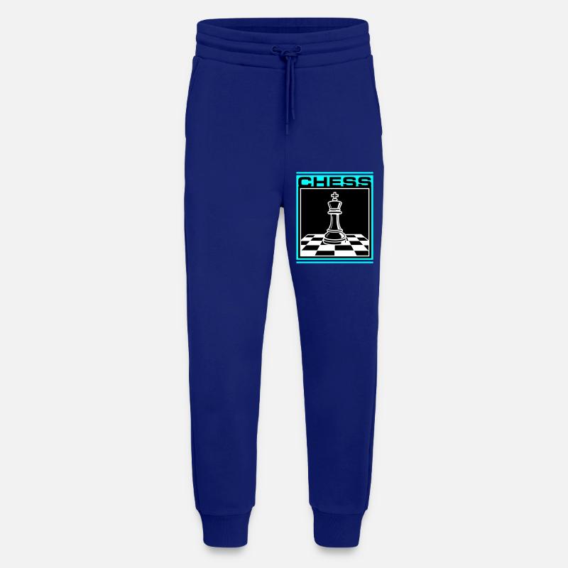 Schach König Chess - Jogginghose - made by SPREAD - Iconic Blue
