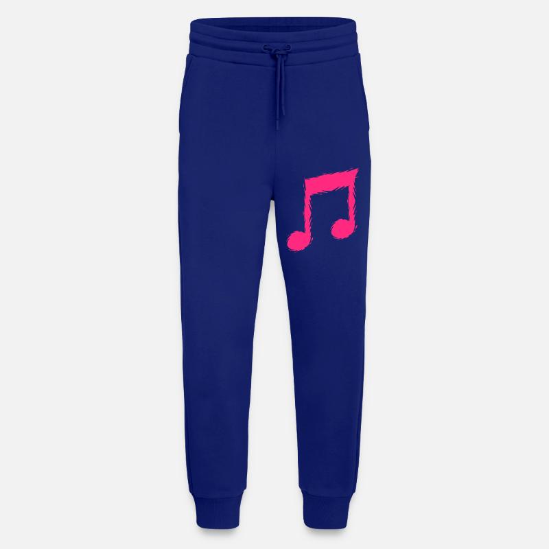 Musiknote Musik Design Sänger - Jogginghose - made by SPREAD - Iconic Blue
