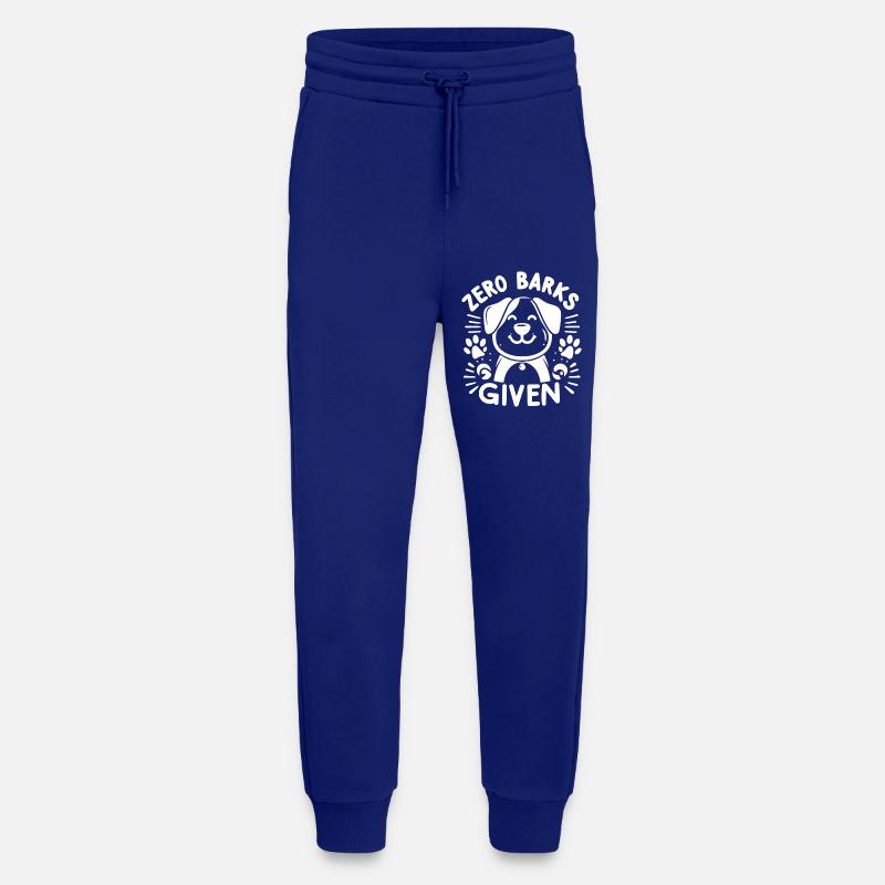 Zero Barks Given - Jogging Pants - made by SPREAD  - Iconic Blue