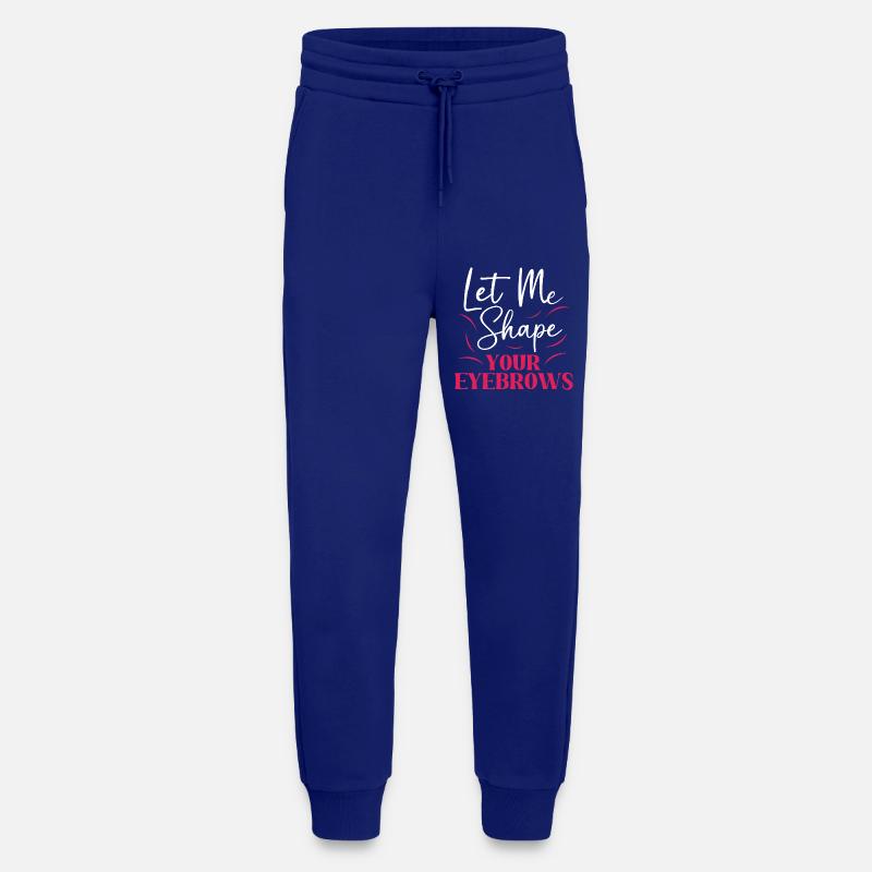 Maquillage Microblading Esthétique Esthéticienne - Pantalon de jogging bio décontracté fabriqué en UE - Iconic Blue