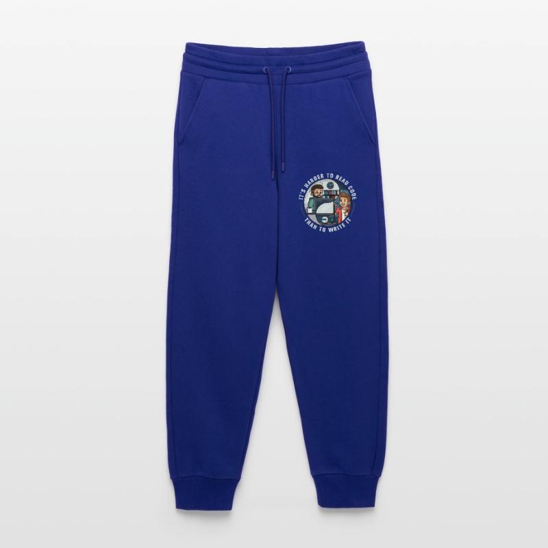 Il est plus difficile de lire le code que de l’écrire Pantalon de jogging bio décontracté fabriqué en UE