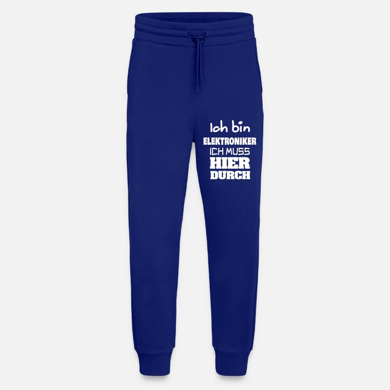 Occupation: Electronics technician - Jogging Pants - made by SPREAD  - Iconic Blue