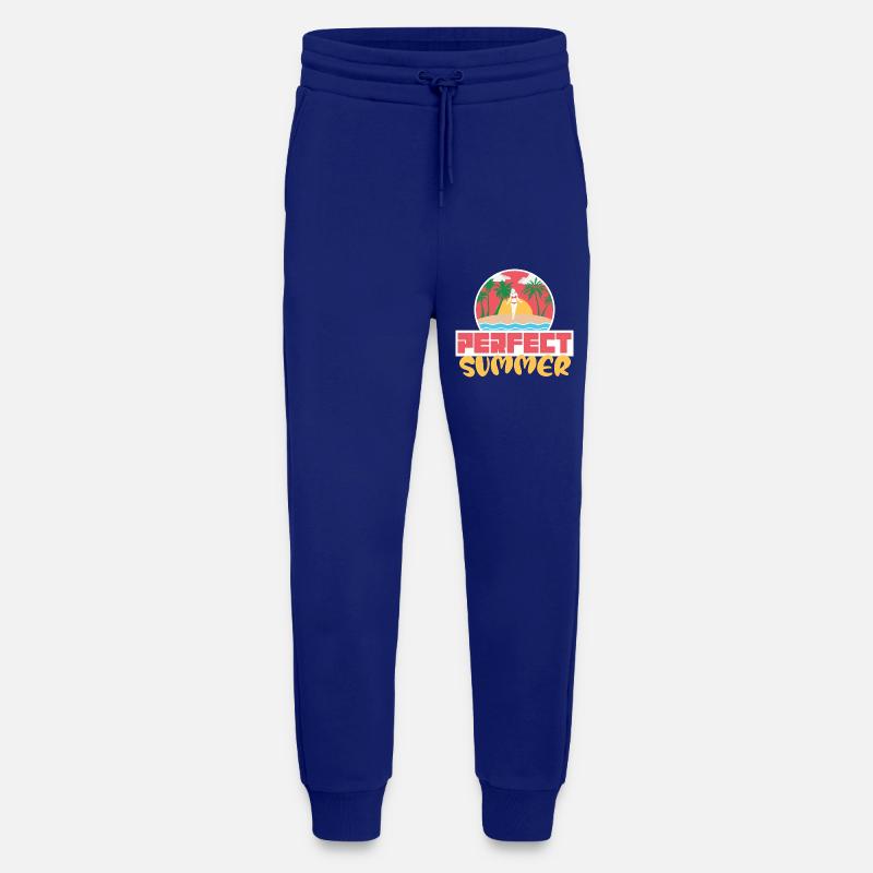 Perfect Summer Beach Sunset Retro Design - Jogging Pants - made by SPREAD - Iconic Blue