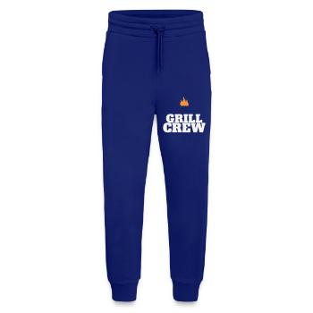 Équipe de grillage barbecue grillé Grill Master Team Fête des pères - Pantalon de jogging bio décontracté fabriqué en UE - Iconic Blue - Devant