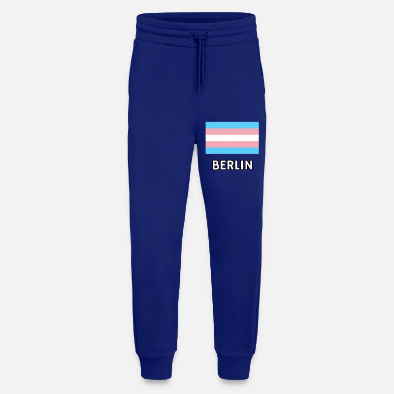Trans Pride Flagge Berlin - Jogginghose - made by SPREAD - Iconic Blue
