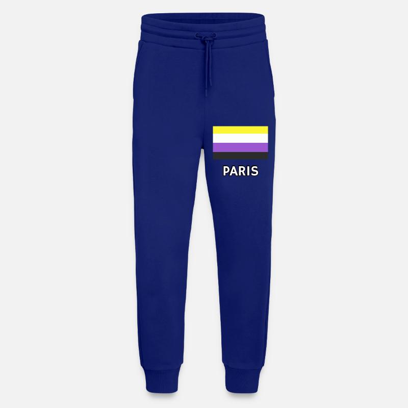 Non binary Pride Flag Paris - Jogging Pants - made by SPREAD  - Iconic Blue