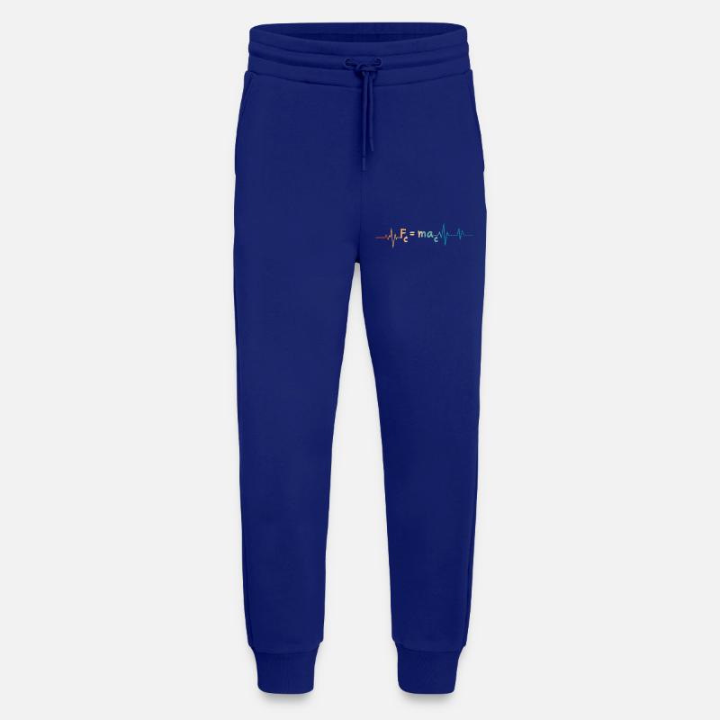Heartbeat Retro Math Formula - Jogging Pants - made by SPREAD  - Iconic Blue