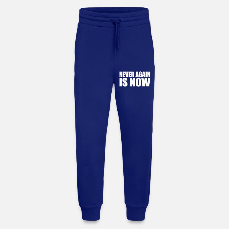 Never again is now - Jogginghose - made by SPREAD - Iconic Blue
