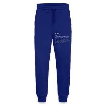 God Dictionary - Jogging Pants - made by SPREAD  - Iconic Blue - Front