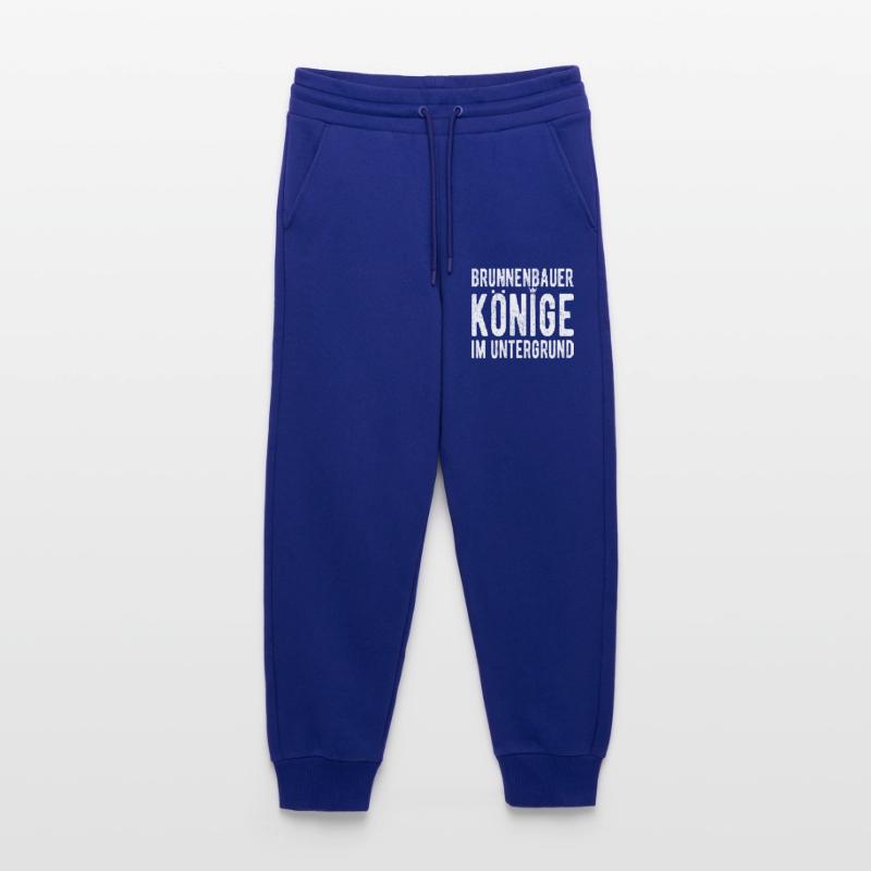 Construction de puits Rois dans le sous-sol Constructeurs de puits Pantalon de jogging bio décontracté fabriqué en UE