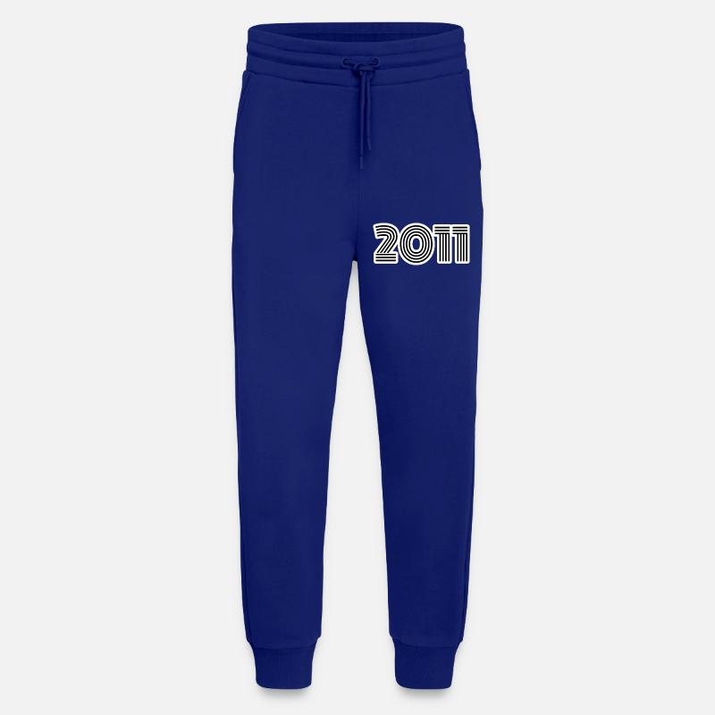Année de naissance 2011 - Pantalon de jogging bio décontracté fabriqué en UE - Iconic Blue