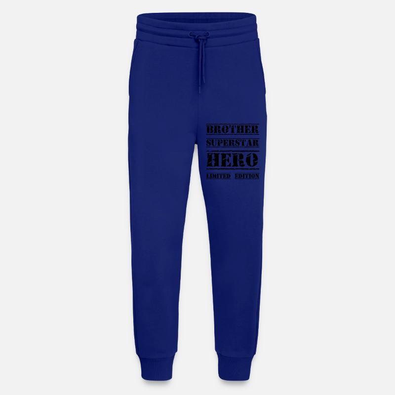 Bester Bruder Star Spruch - Jogginghose - made by SPREAD - Iconic Blue