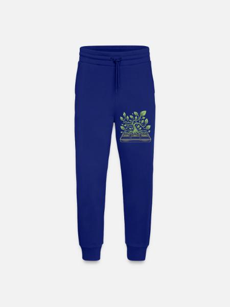 ctrl alt plant garden design - Jogging Pants - made by SPREAD - Iconic Blue