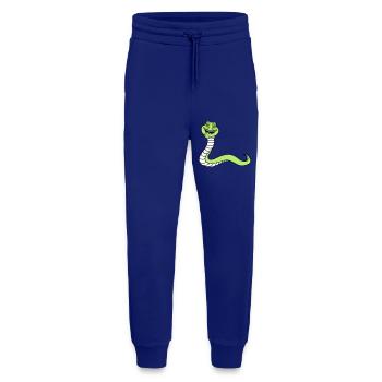 snake face head monster boese dangerous la - Jogging Pants - made by SPREAD  - Iconic Blue - Front