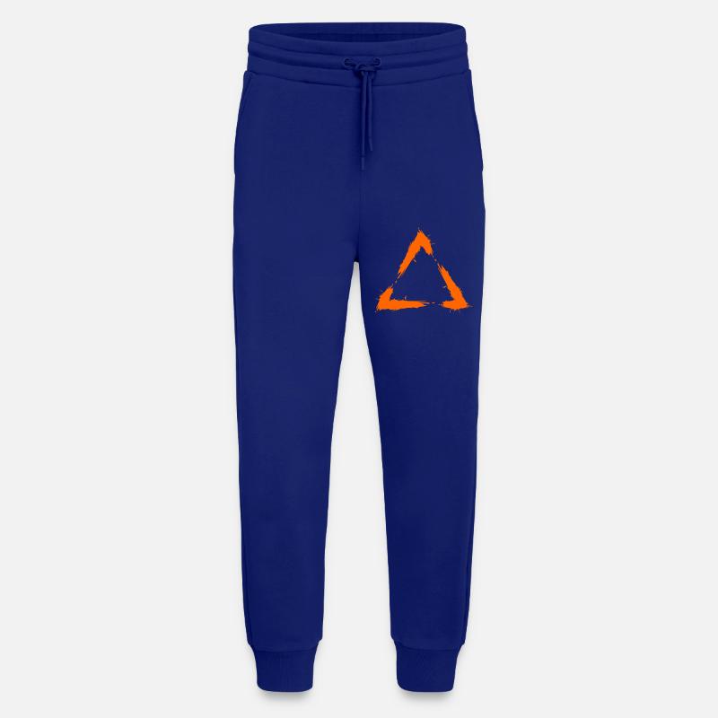 Triangle geometry icon - Jogging Pants - made by SPREAD  - Iconic Blue