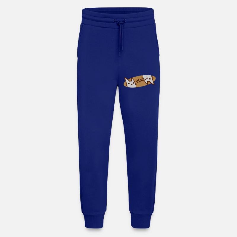 Logo Text Meow Katzen - Jogginghose - made by SPREAD - Iconic Blue
