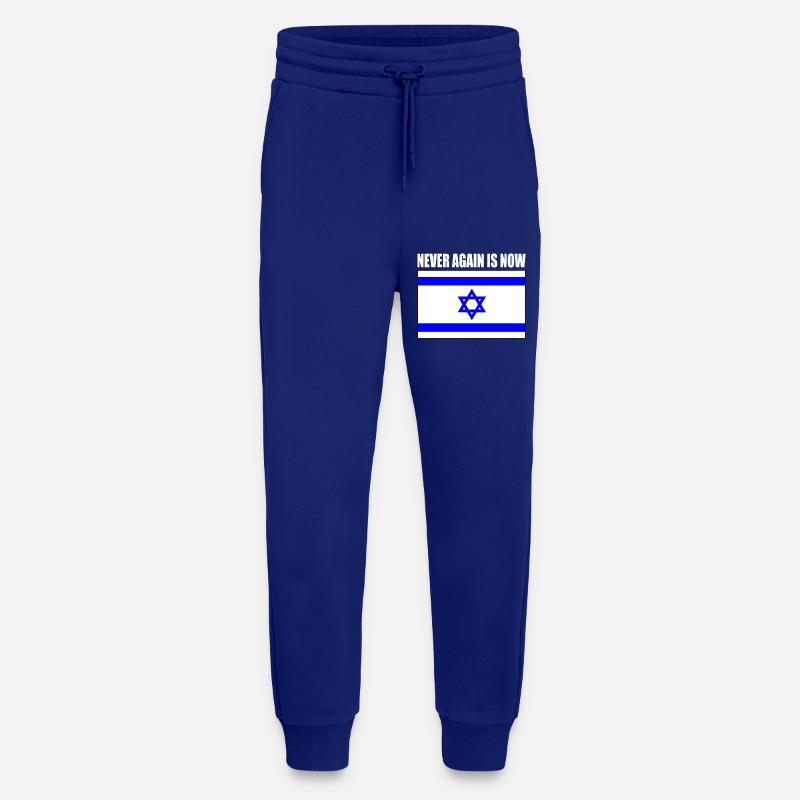 Never again is now - Jogging Pants - made by SPREAD  - Iconic Blue