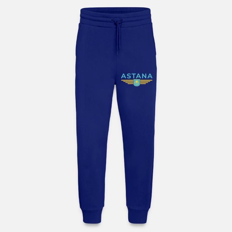 Astana Design – Modernity and Tradition - Jogging Pants - made by SPREAD  - Iconic Blue