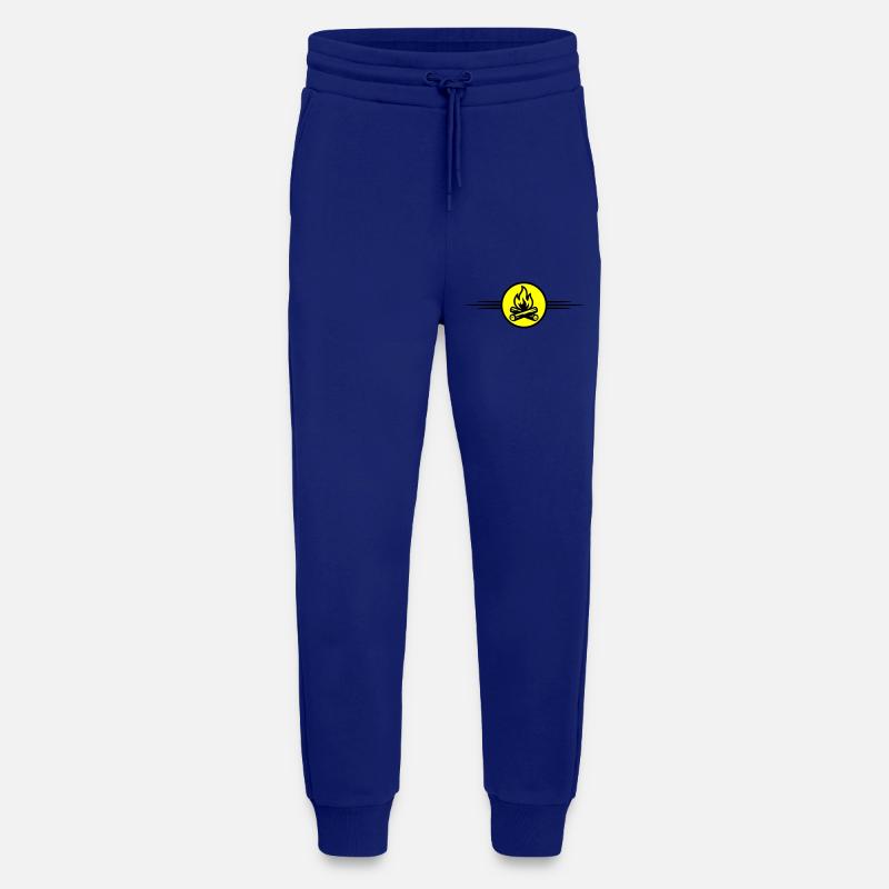 Fire Campfire Icon - Jogging Pants - made by SPREAD  - Iconic Blue