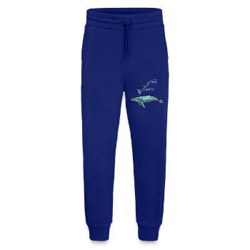 baleines mer poisson eau mer mer cachalot - Pantalon de jogging bio décontracté fabriqué en UE - Iconic Blue - Devant