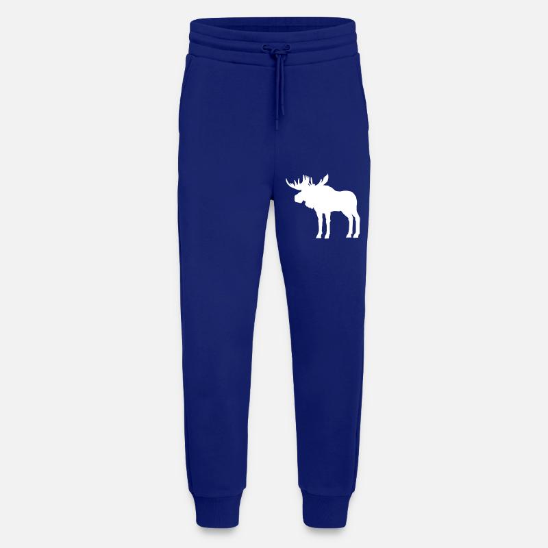 Elch Silhouette - Jogginghose - made by SPREAD - Iconic Blue