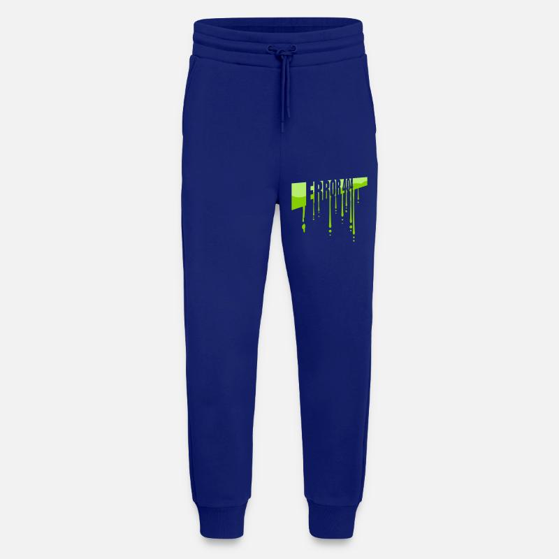 Mucus Drops Error 404 - Jogging Pants - made by SPREAD  - Iconic Blue