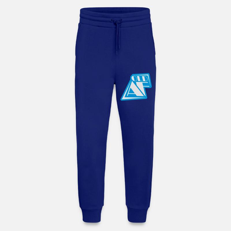 old AF Text Logo - Jogging Pants - made by SPREAD  - Iconic Blue