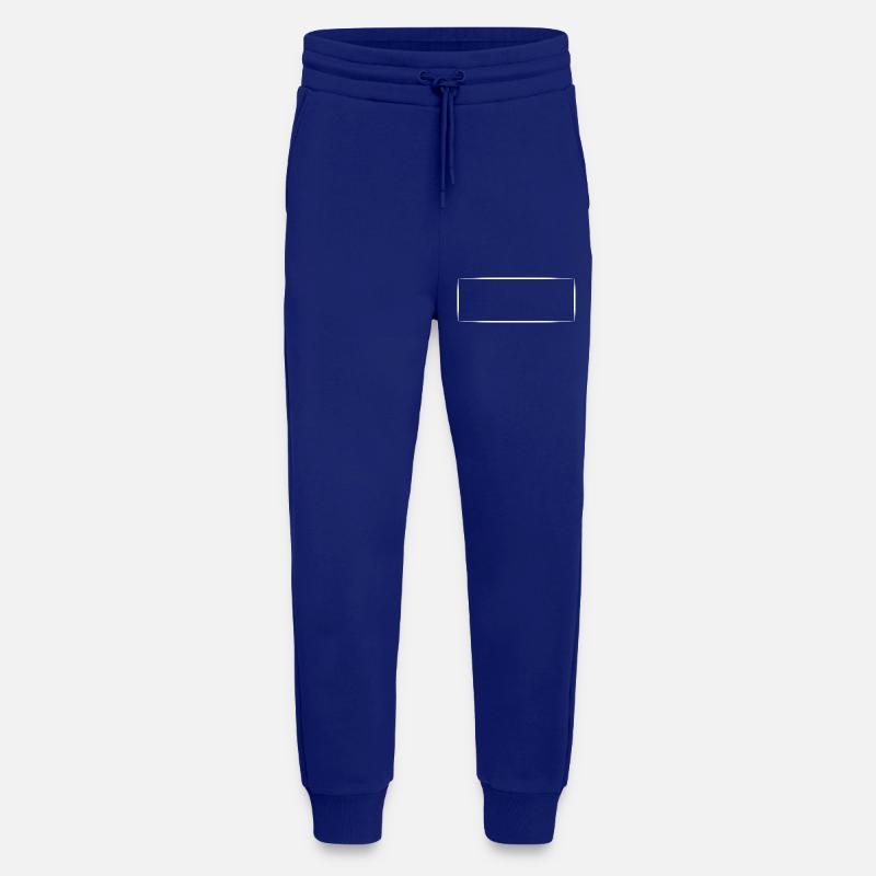 Shape Rectangle Square - Jogging Pants - made by SPREAD  - Iconic Blue