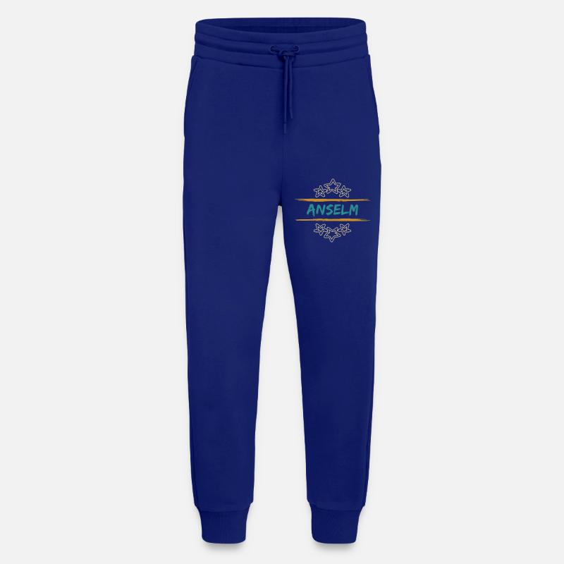 Gift for Anselm - Jogging Pants - made by SPREAD  - Iconic Blue
