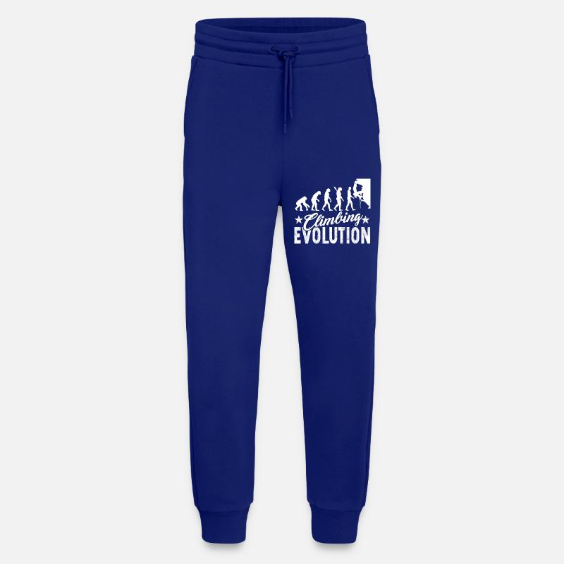 Climbing Evolution - Jogging Pants - made by SPREAD  - Iconic Blue