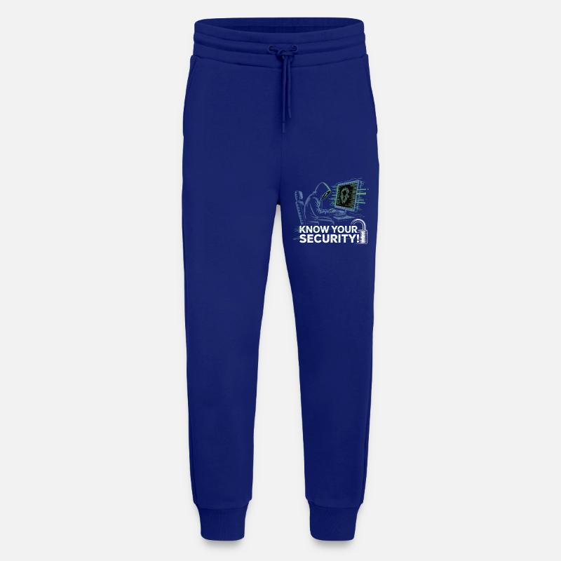 KNOW YOUR SECURITY - Jogging Pants - made by SPREAD  - Iconic Blue