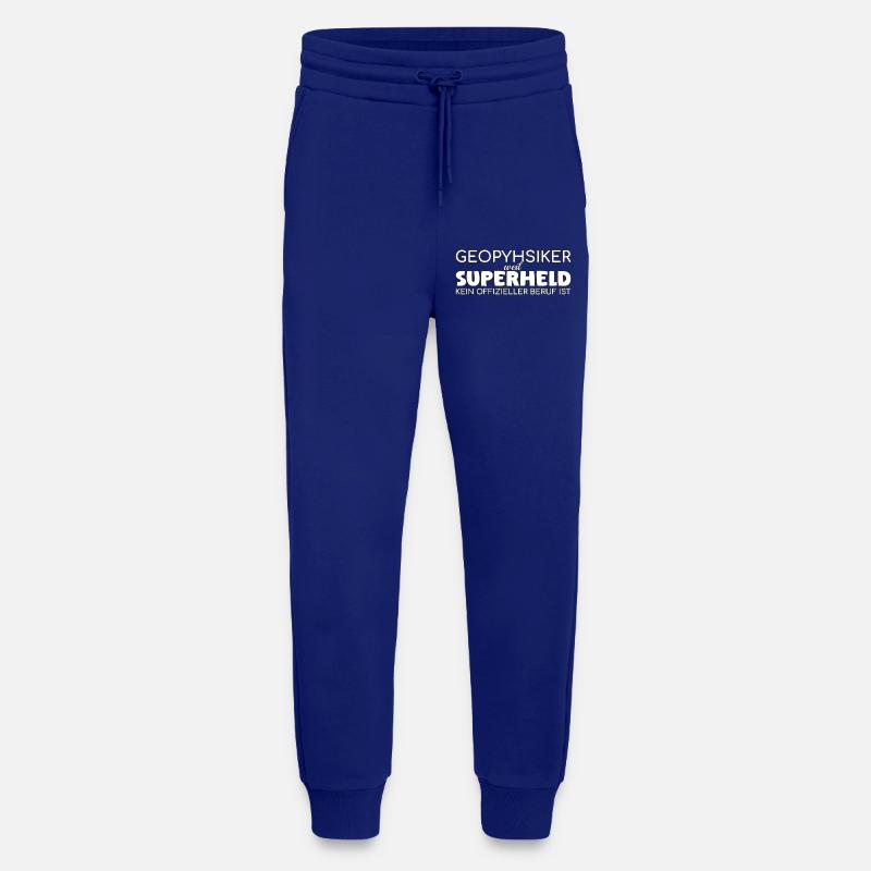 Geophysiker Superheld Geophysik - Jogginghose - made by SPREAD - Iconic Blue