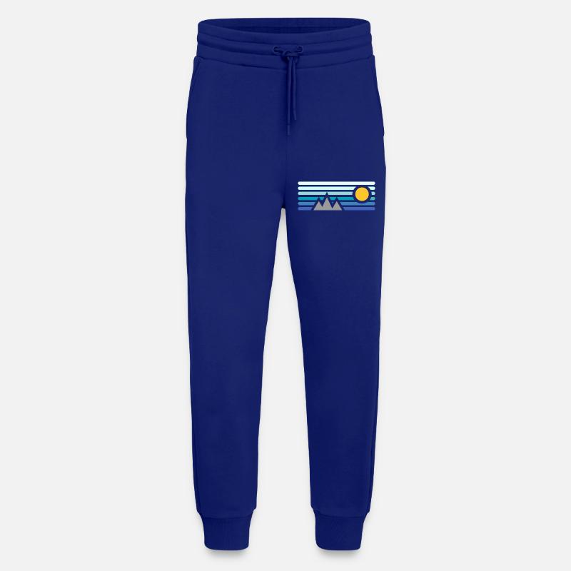 Berge - Jogginghose - made by SPREAD - Iconic Blue