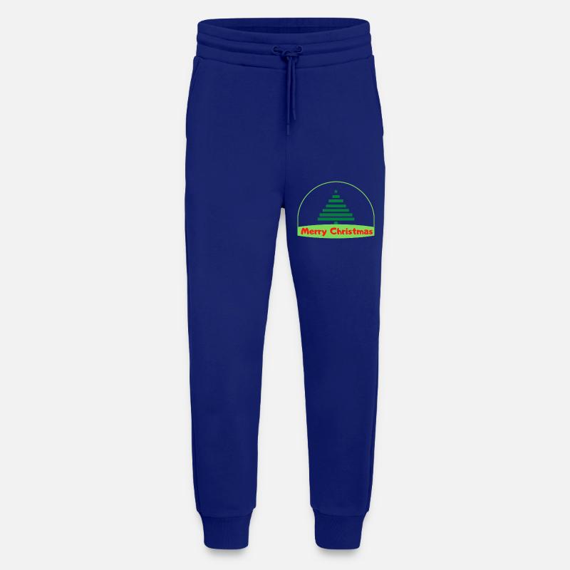 Merry Cristmas - Pantalon de jogging bio décontracté fabriqué en UE - Iconic Blue