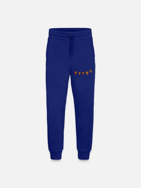 Pennant chain three-colour - Jogging Pants - made by SPREAD - Iconic Blue