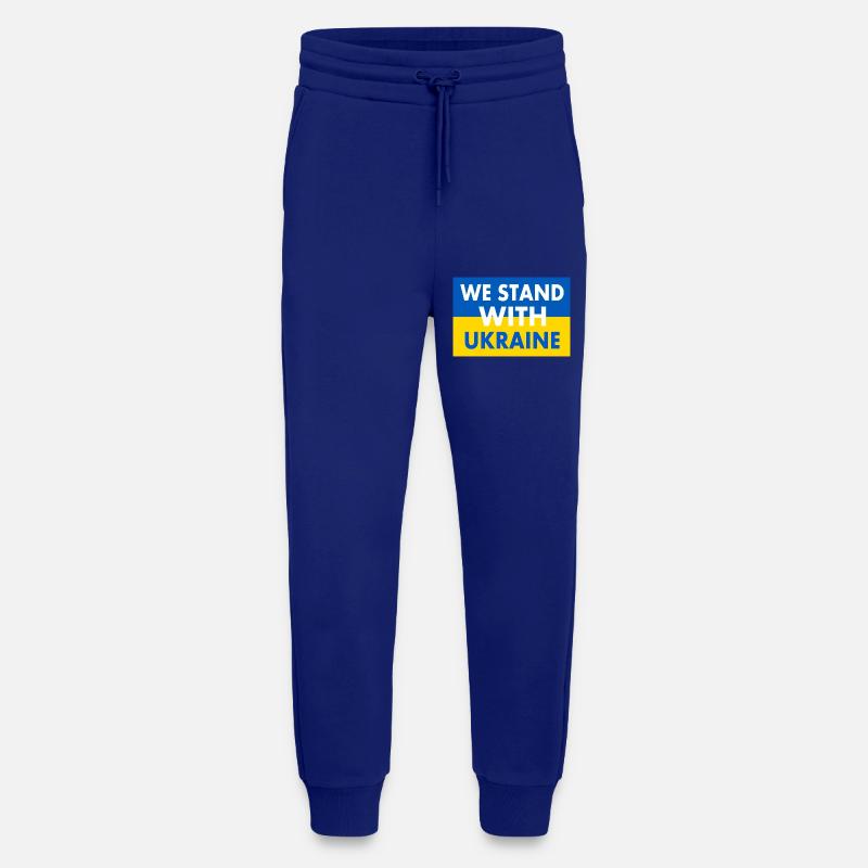 We stand with ukraine - Jogginghose - made by SPREAD - Iconic Blue