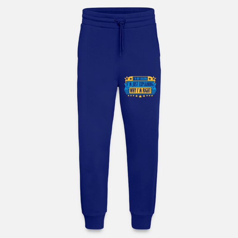 I m not arguing - Jogginghose - made by SPREAD - Iconic Blue